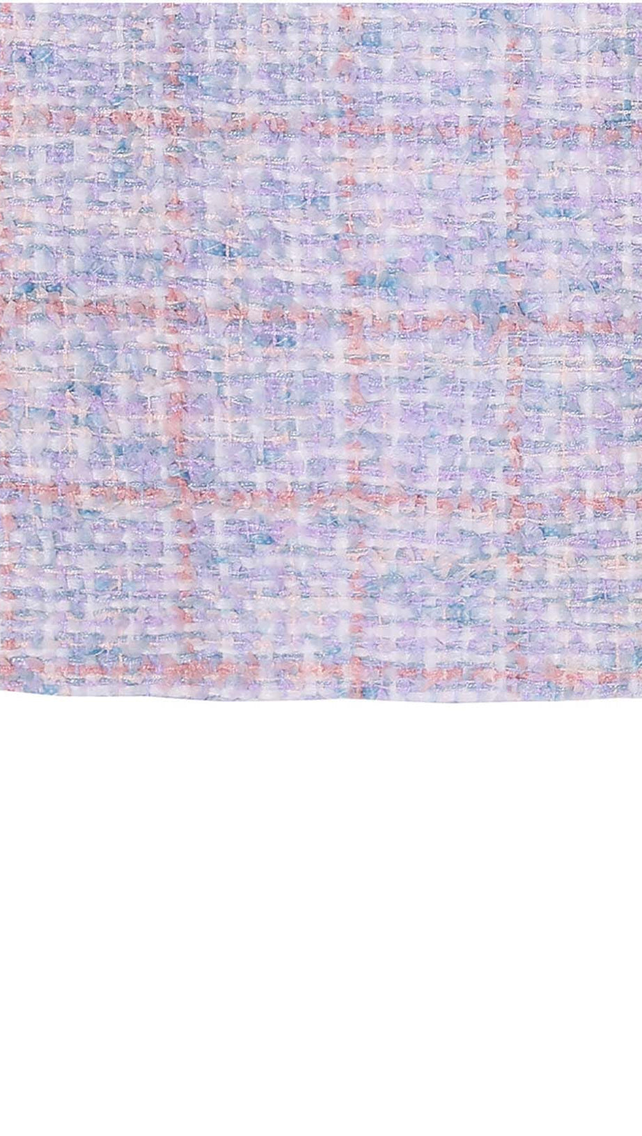 BOWTIE TWEED MINI DRESS IN LAVENDER