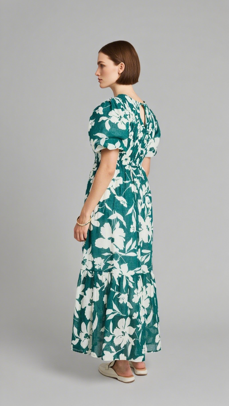 IVY + JACK MILANO TIERED MAXI DRESS