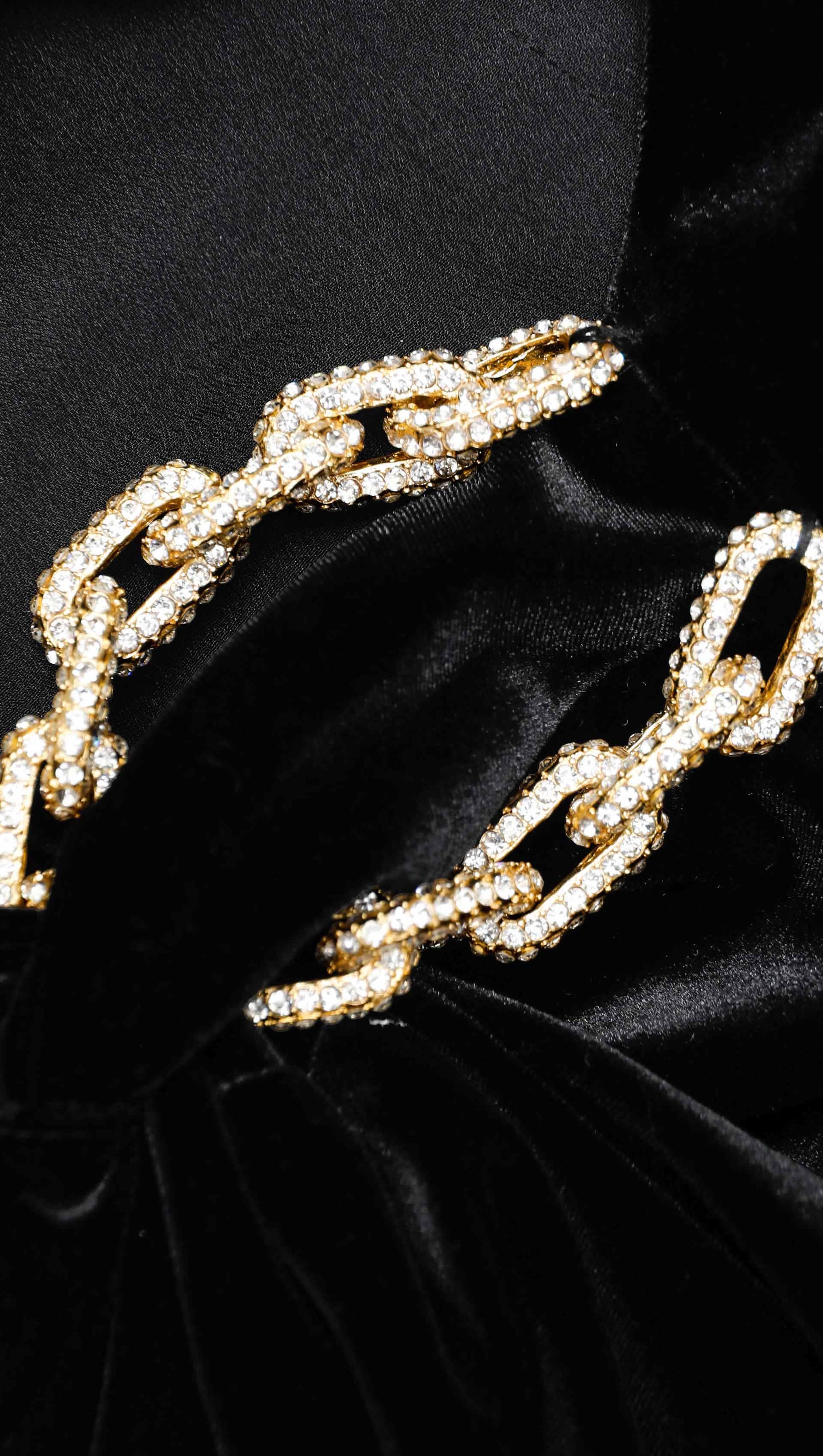 AIIZIE JOA BLACK VELVET EMBELLISHED MAXI DRESS - product image