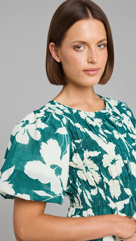 IVY + JACK MILANO TIERED MAXI DRESS