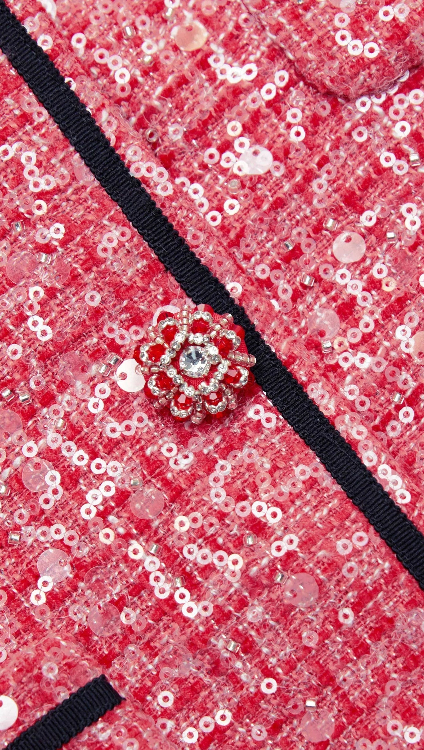 MINIGONNA BOUCLE ROSSA 