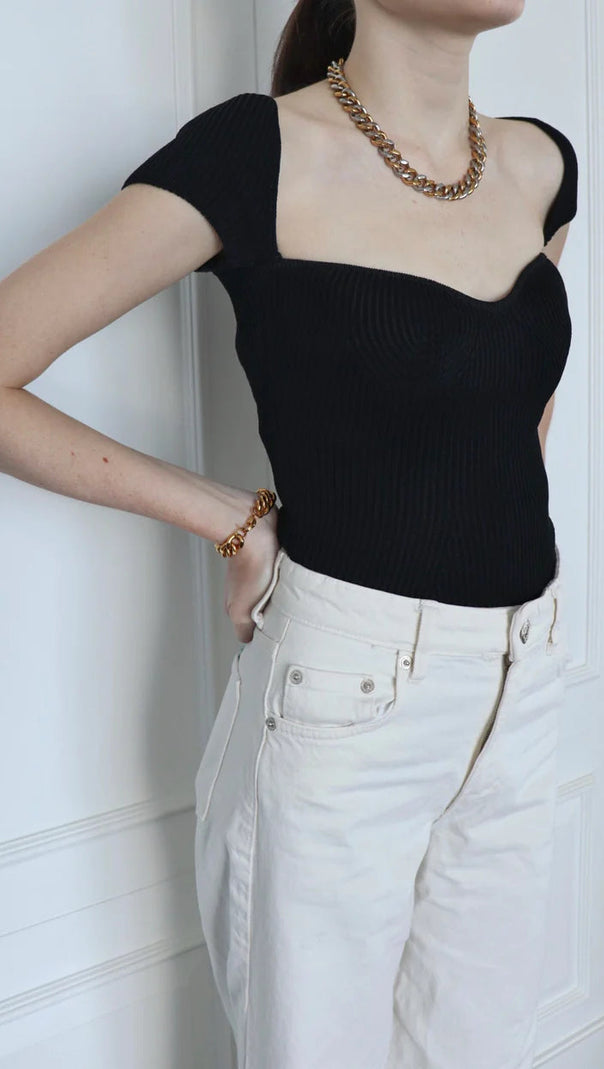 AIIZIE BLACK THE ISTA TOP - product image