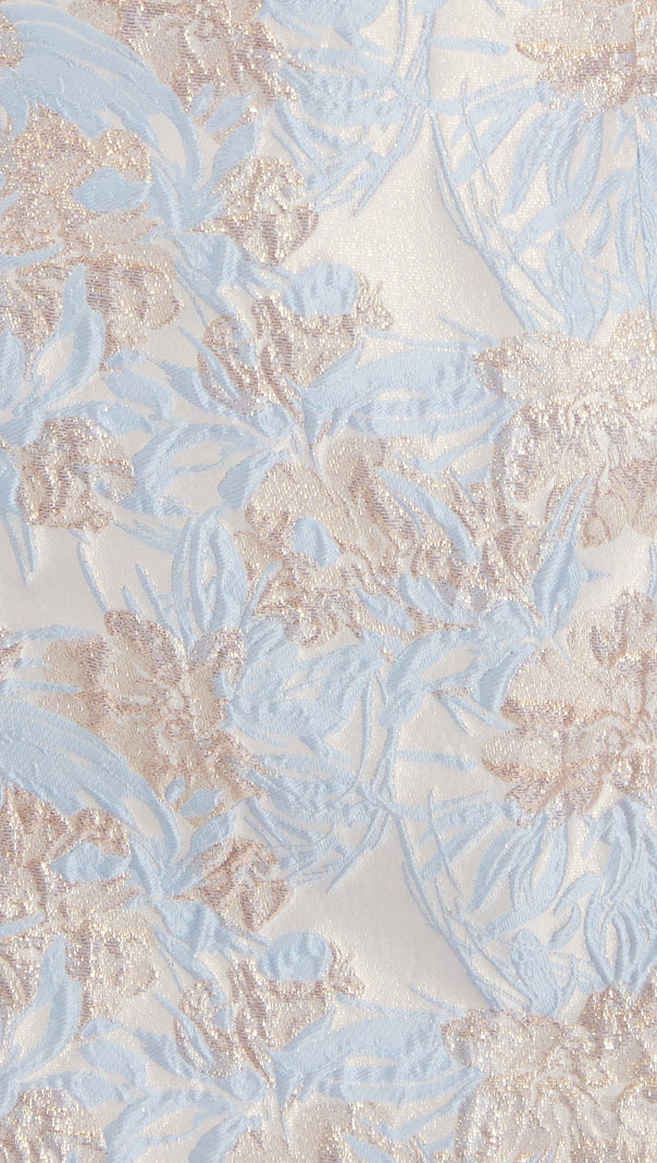 MINI ABITO JACQUARD MONOSPALLA BLU-MULTI