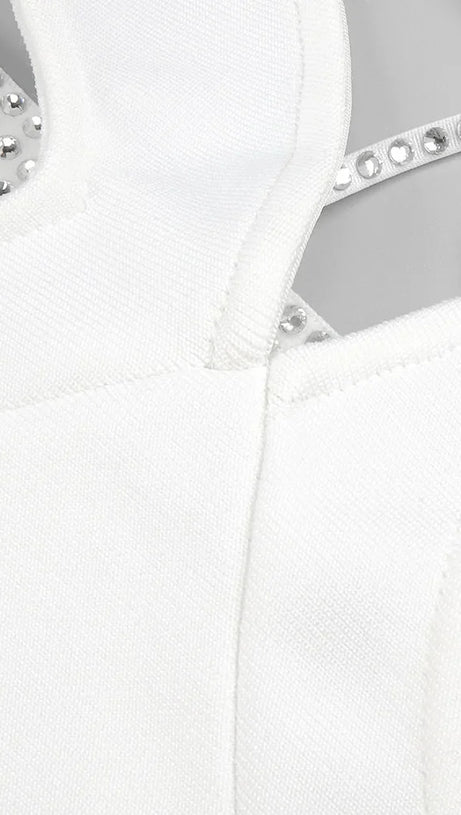 Rückenfreies Cut-Out-Strasskleid - Ulian