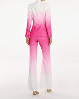 gradient blazer trousers matching set