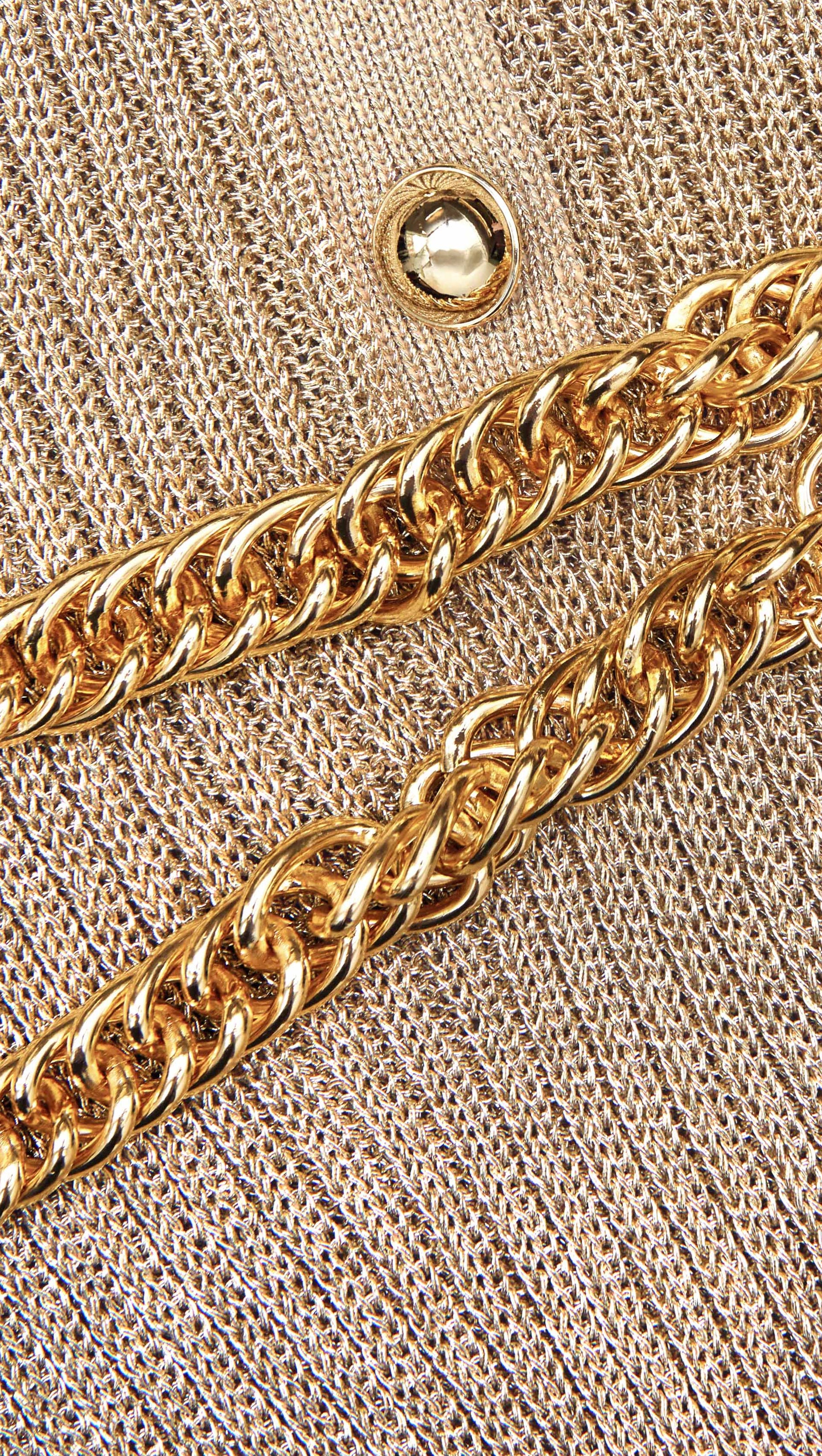 ELLEN GOLD LUREX RIBBED KNIT MAXI DRESS