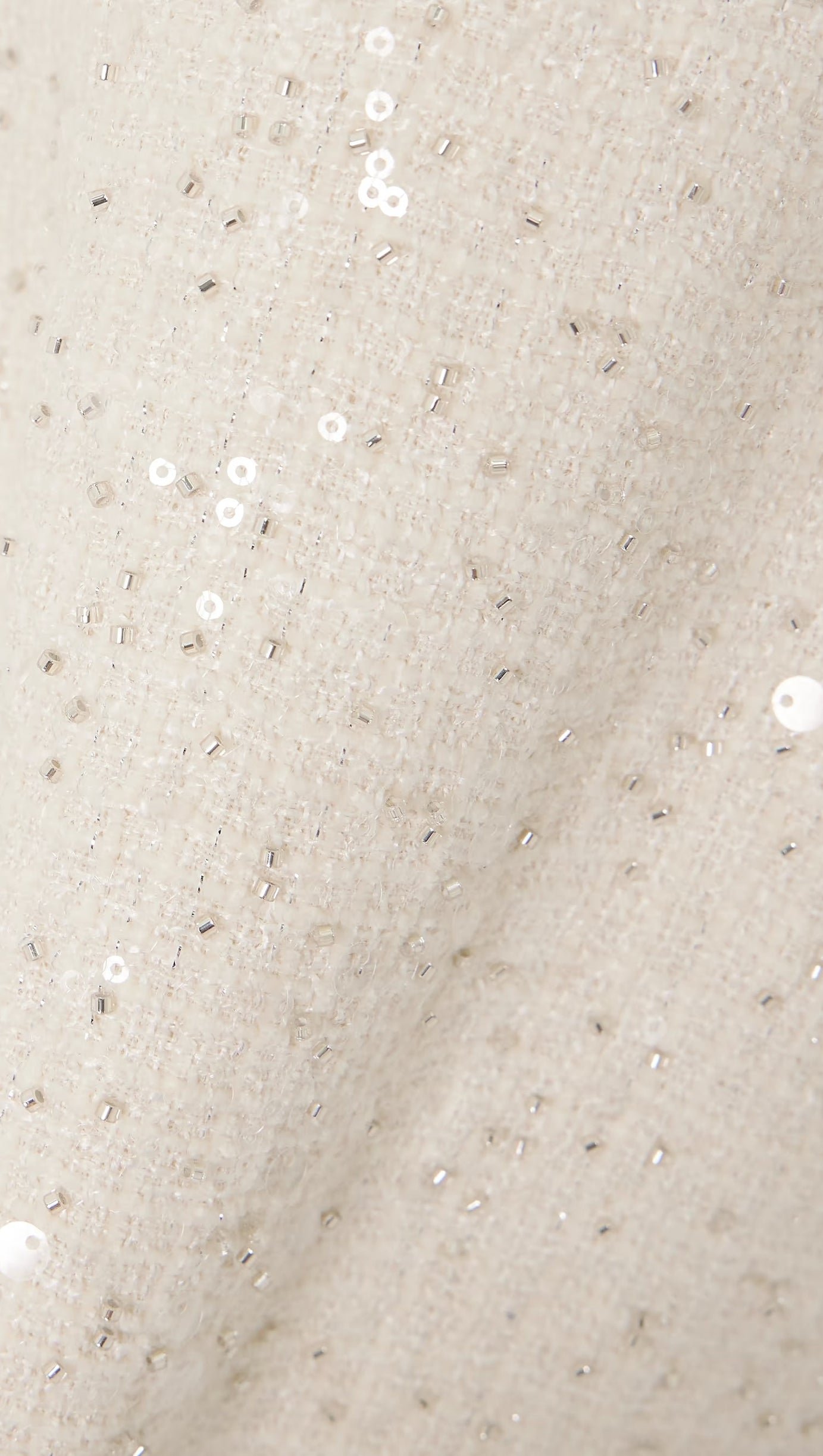 CUTOUT EMBELLISHED BOUCLÉ MINI DRESS