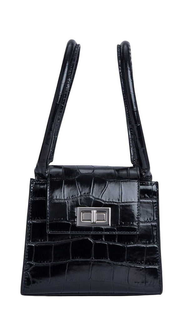 AIIZIE SHINY CROCODILE PATTERN POUCH - product image