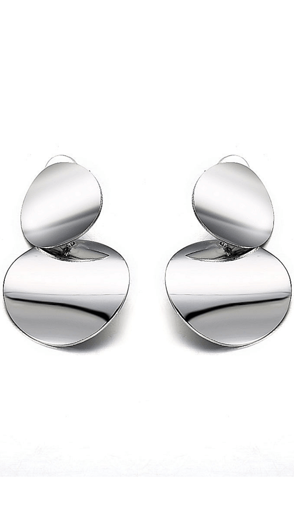 AIIZIE SIMPLE GEOMETRIC EARRINGS METAL EARRINGS - product image