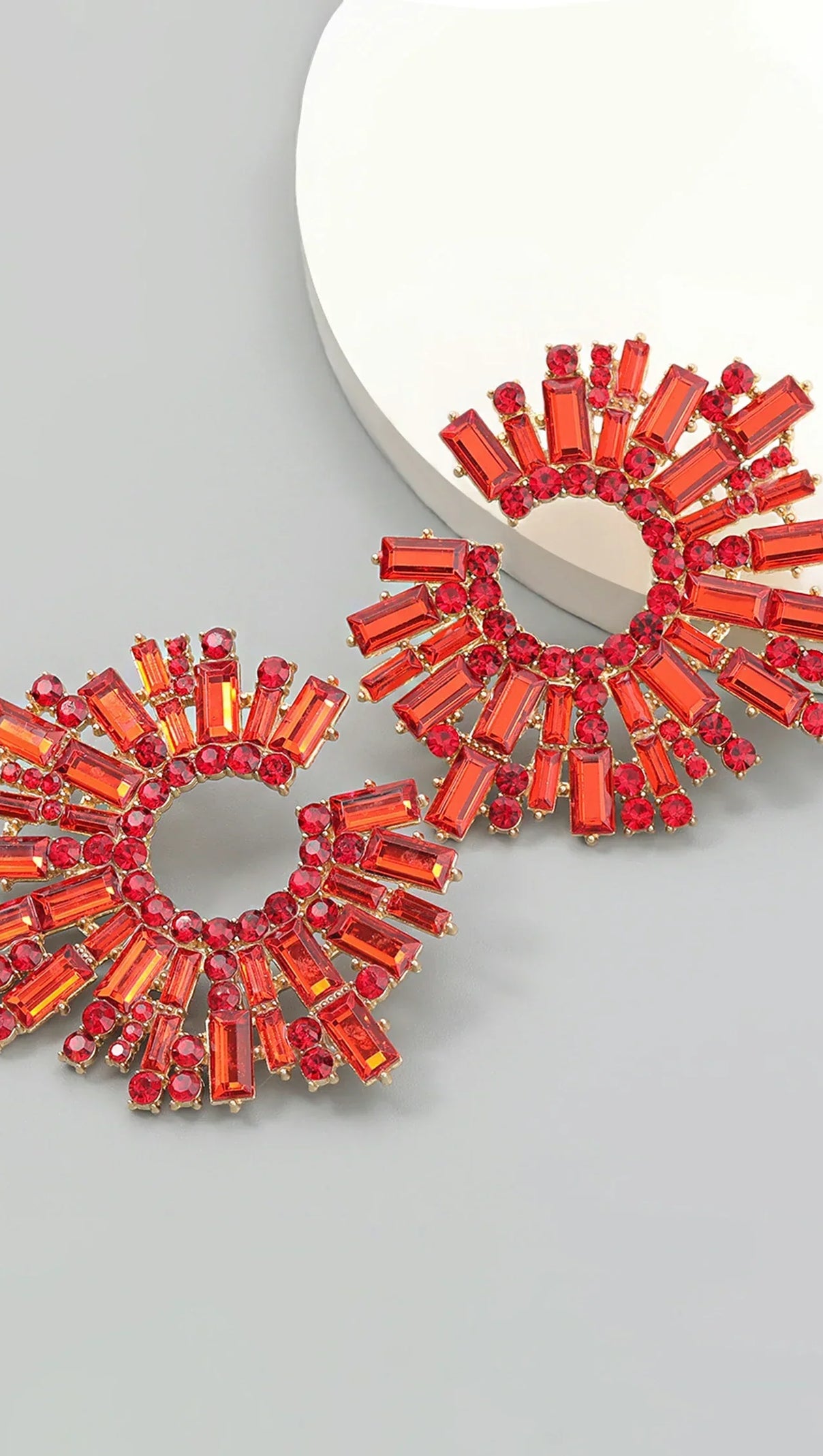 AIIZIE DAVIAN SUNFLOWER DIAMOND EARRINGS - product image