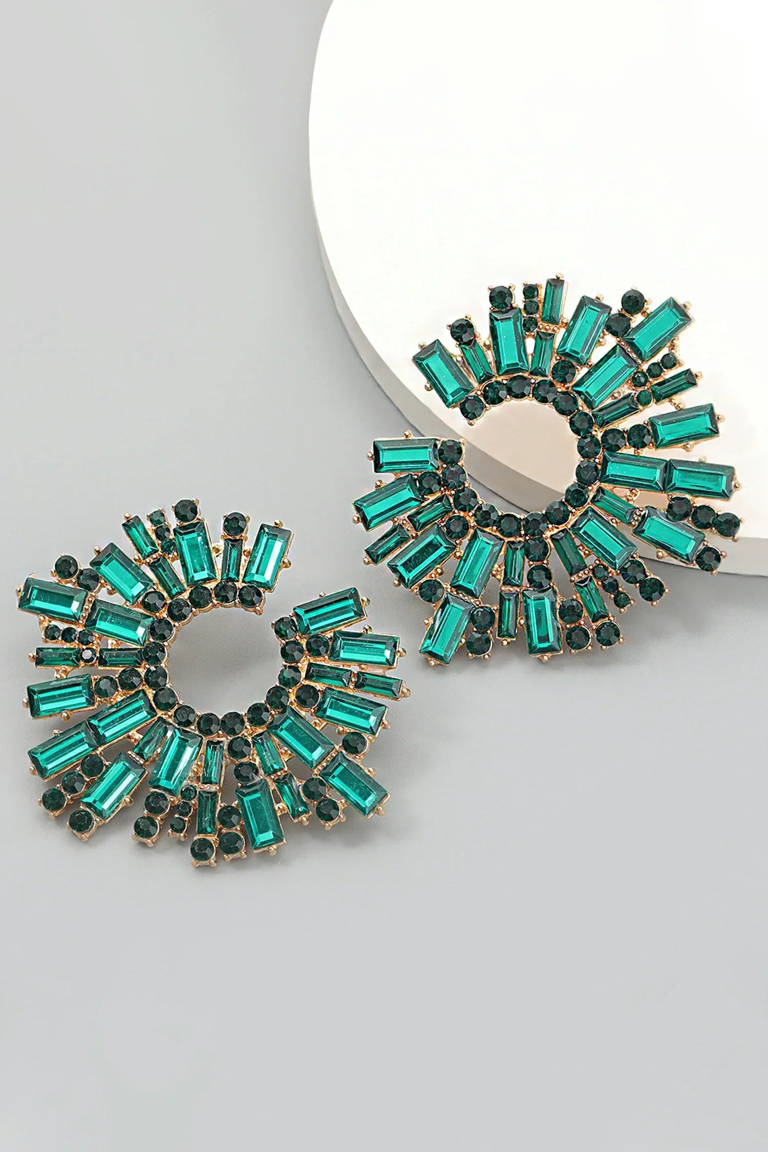 Davian Sonnenblumen-Diamantohrringe