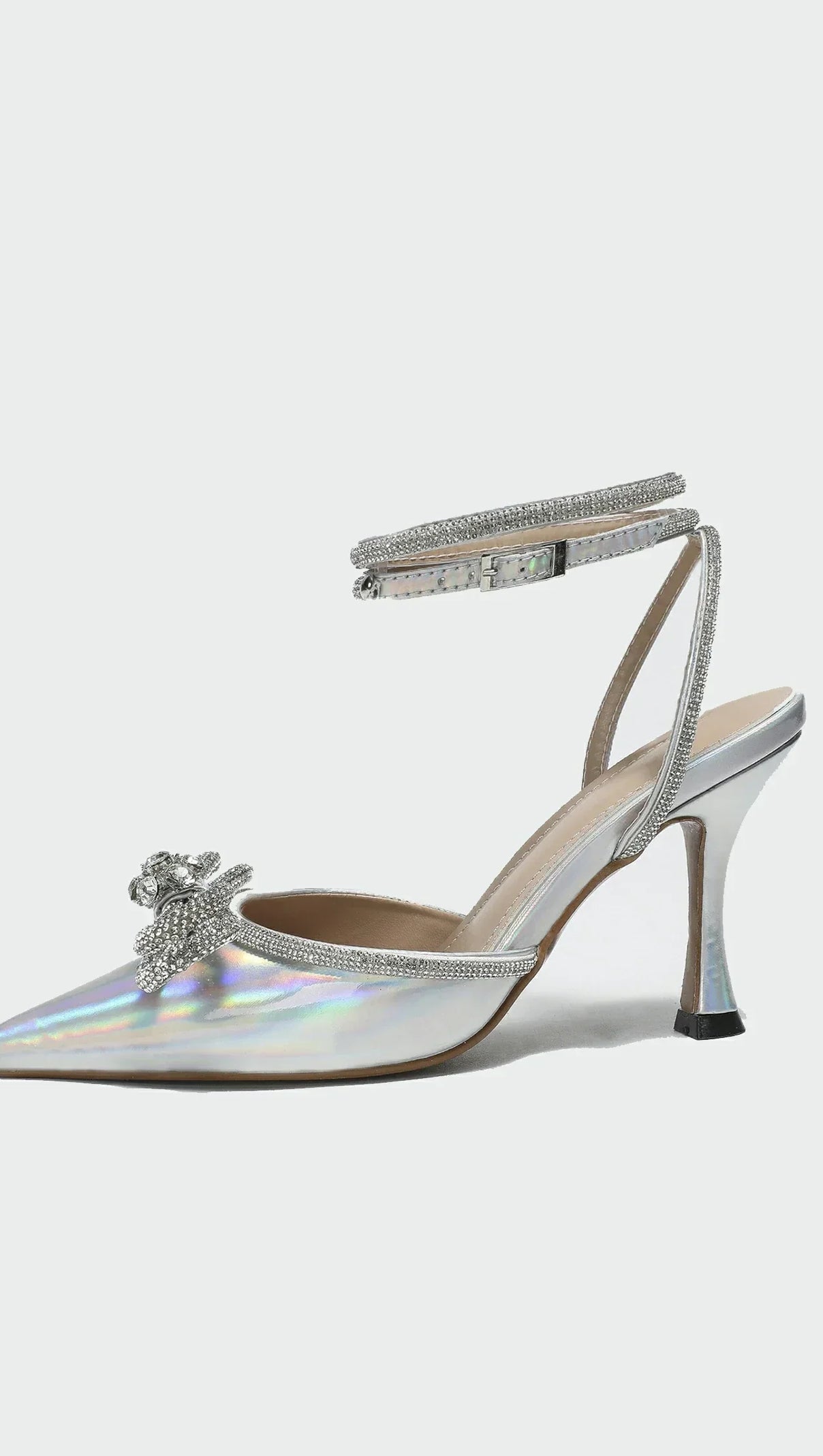 AIIZIE BRIZEIDA BUTTERFLY DIAMOND HEELS - product image