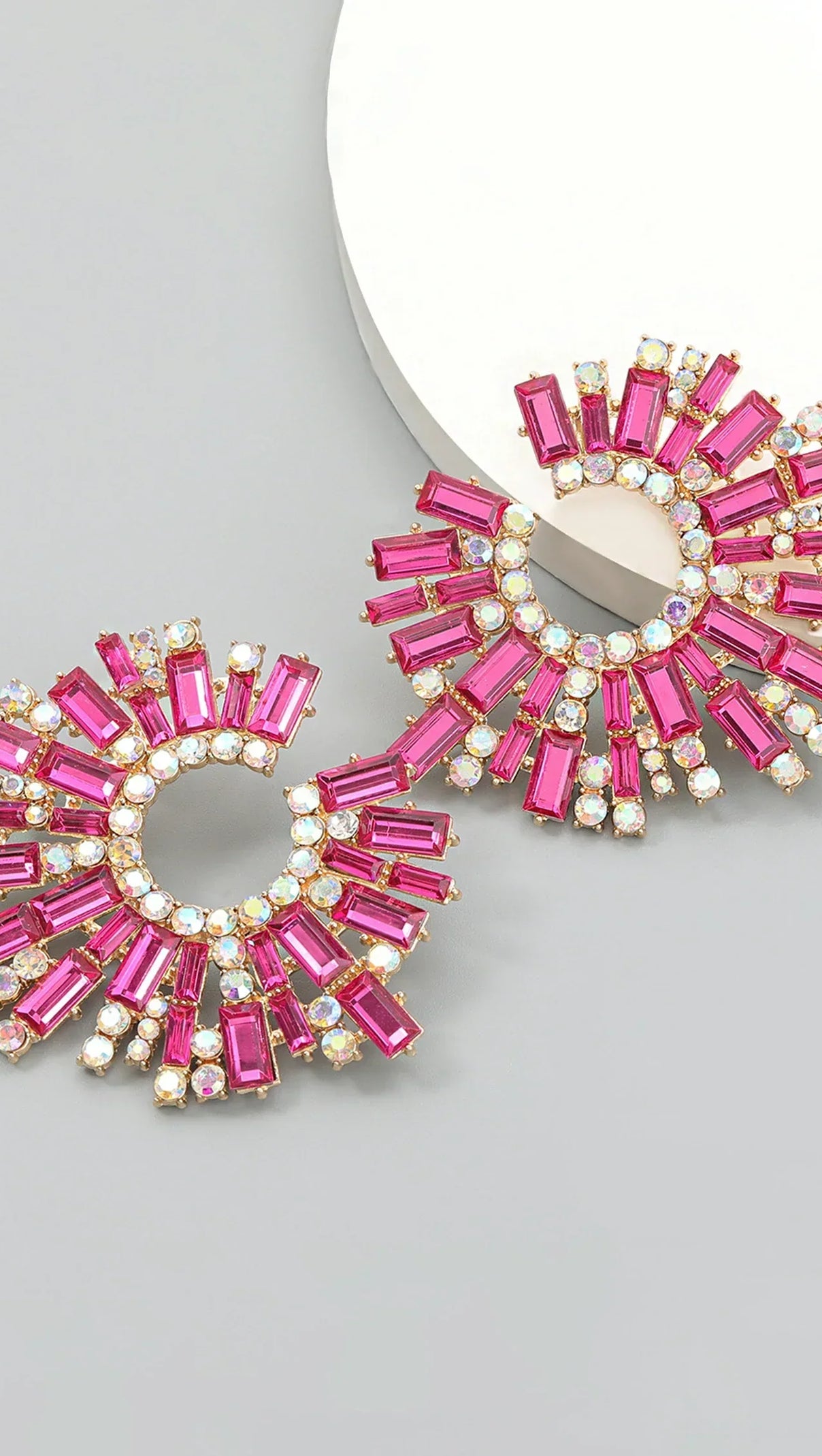 AIIZIE DAVIAN SUNFLOWER DIAMOND EARRINGS - product image