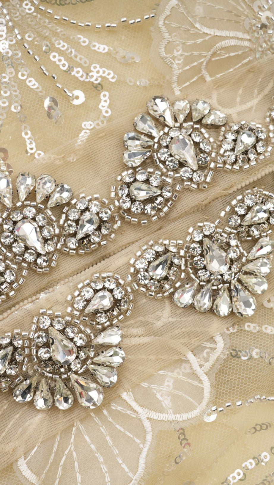 LIANE SEMI-SHEER FLOWER BEADED ORGANZA LIGHT LUXURY JACKET