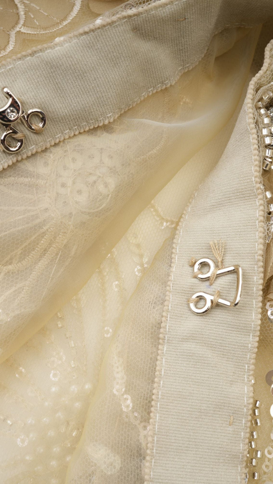 LIANE SEMI-SHEER FLOWER BEADED ORGANZA LIGHT LUXURY JACKET