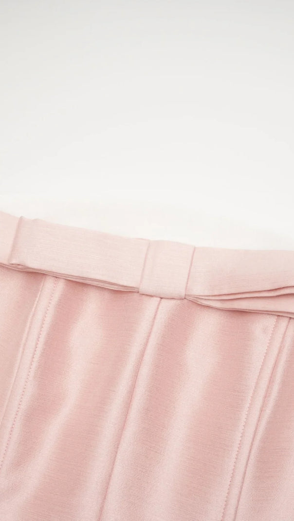rosa Schleife Top Rock Set
