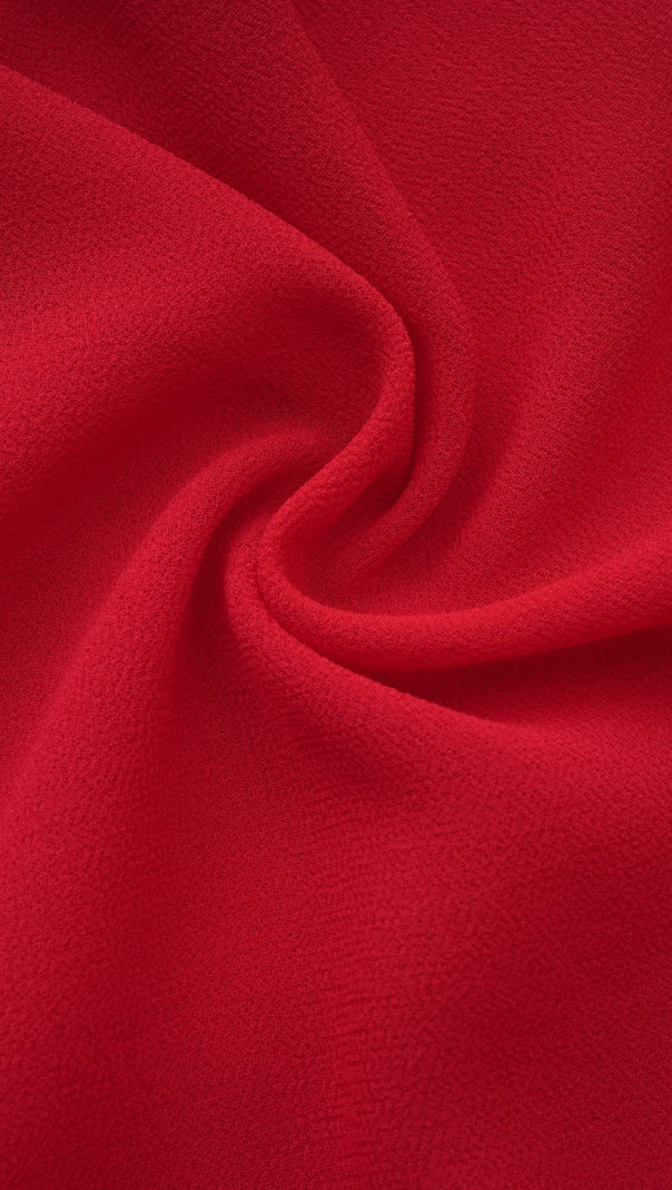 CLARABELLE RUCHED DRAPED MINI DRESS IN RED