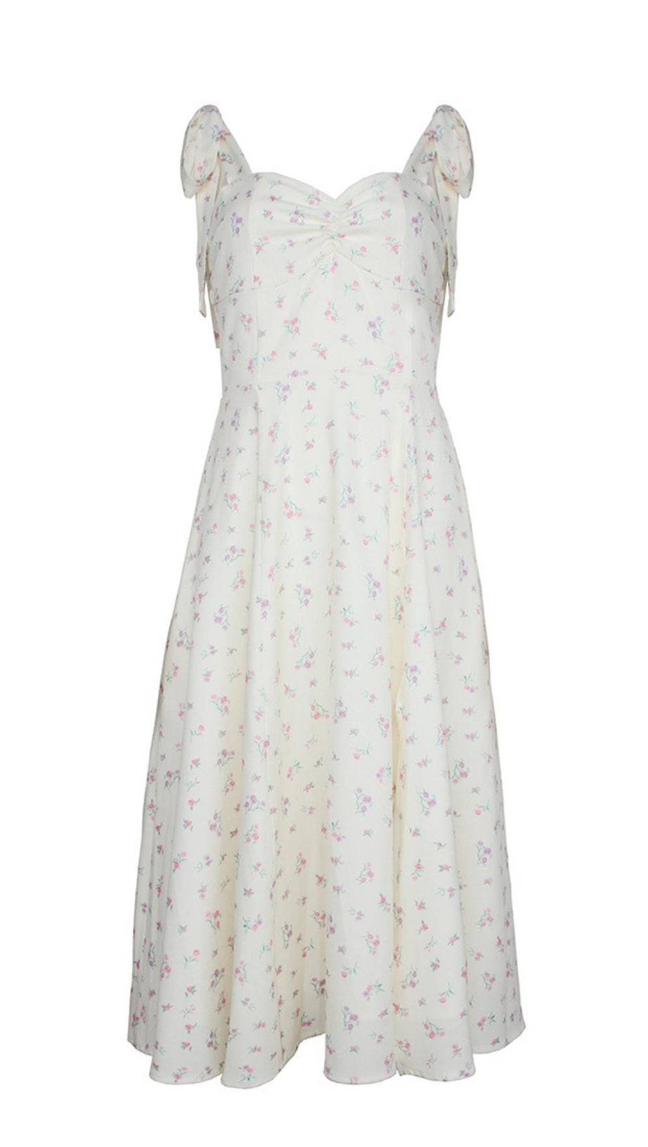 SPLIT MAXI DRESS IN BROWN