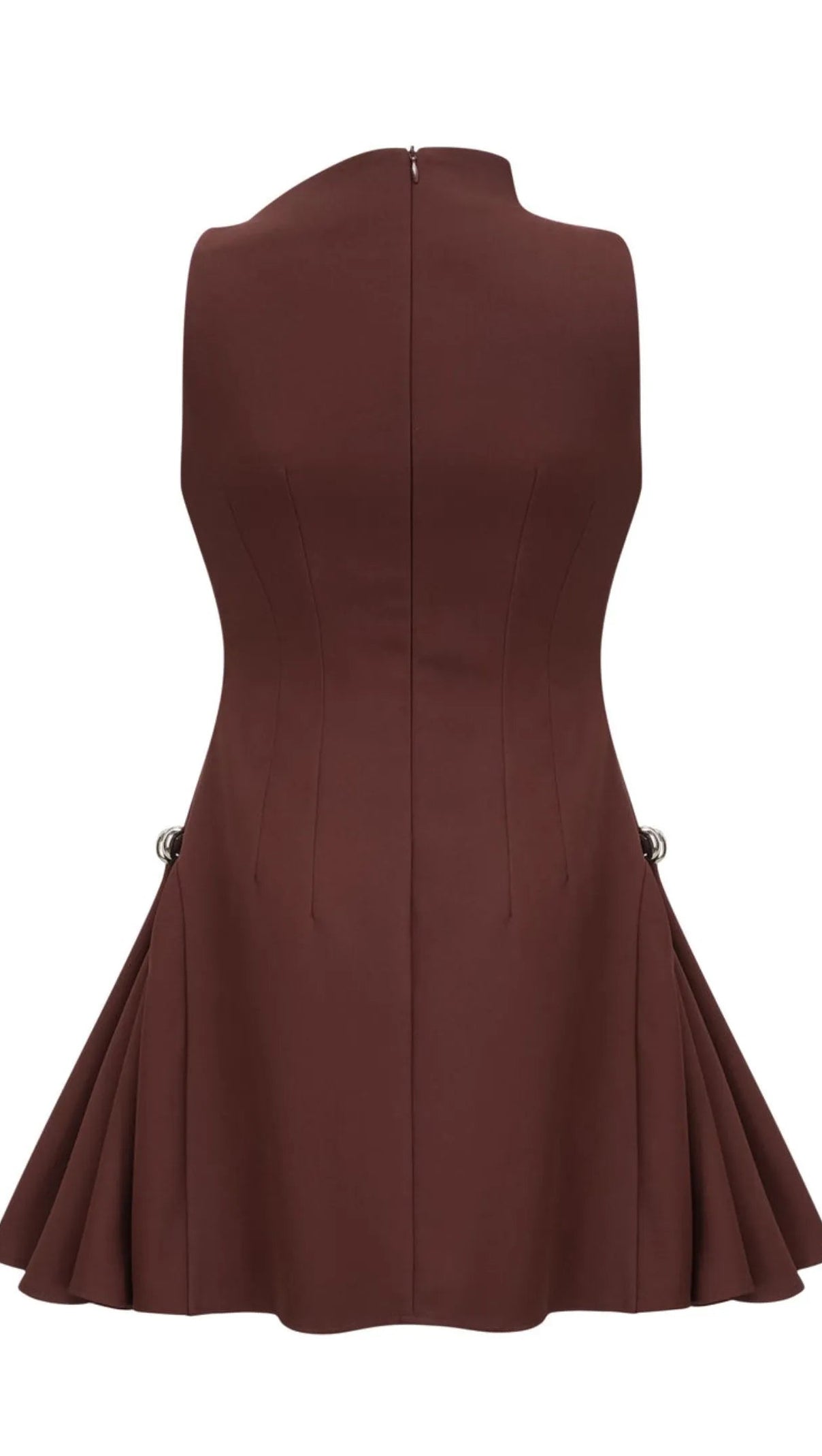 AIIZIE ASYMMETRICAL FLARED MINI DRESS - product image