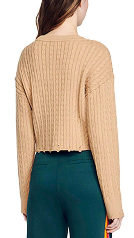 STRICKPULLOVER MIT RUNDHALS 