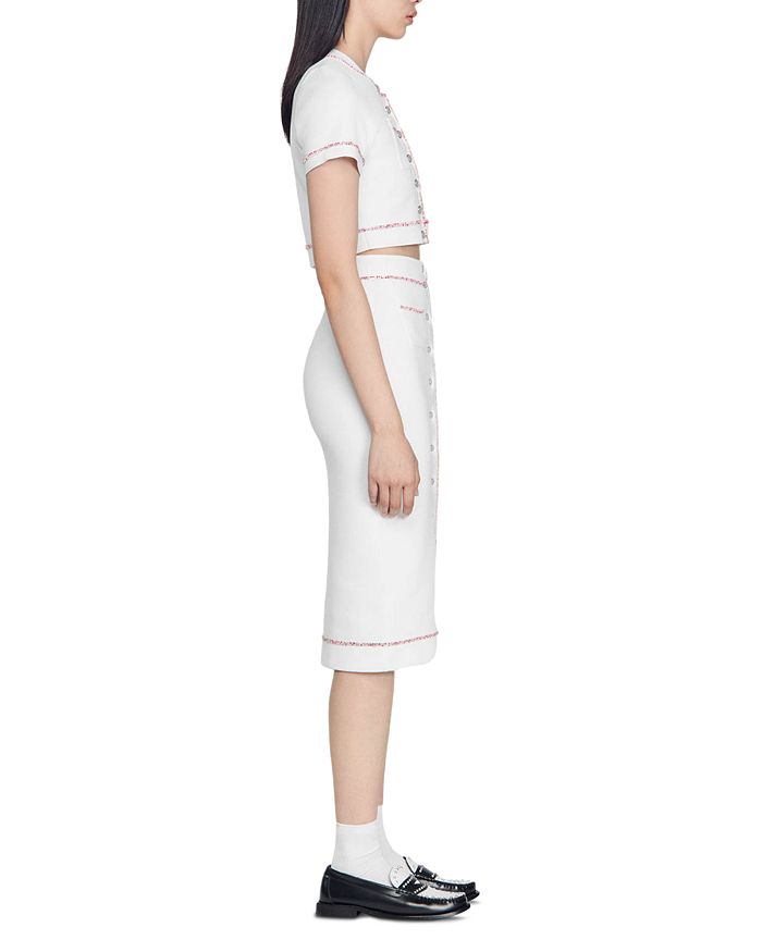 AIIZIE KNIT MIDI PENCIL SKIRT - product image