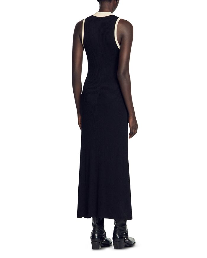 AIIZIE GABRIELLA TWO TONE RIB KNIT MAXI DRESS - product image
