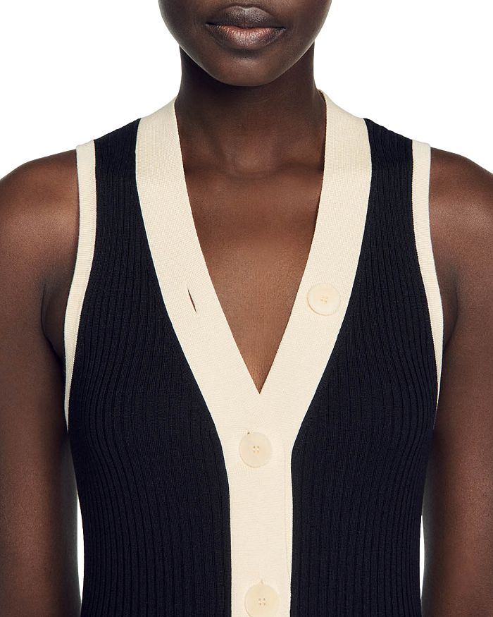 AIIZIE GABRIELLA TWO TONE RIB KNIT MAXI DRESS - product image