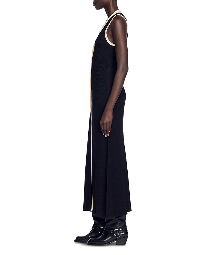 AIIZIE GABRIELLA TWO TONE RIB KNIT MAXI DRESS - product image