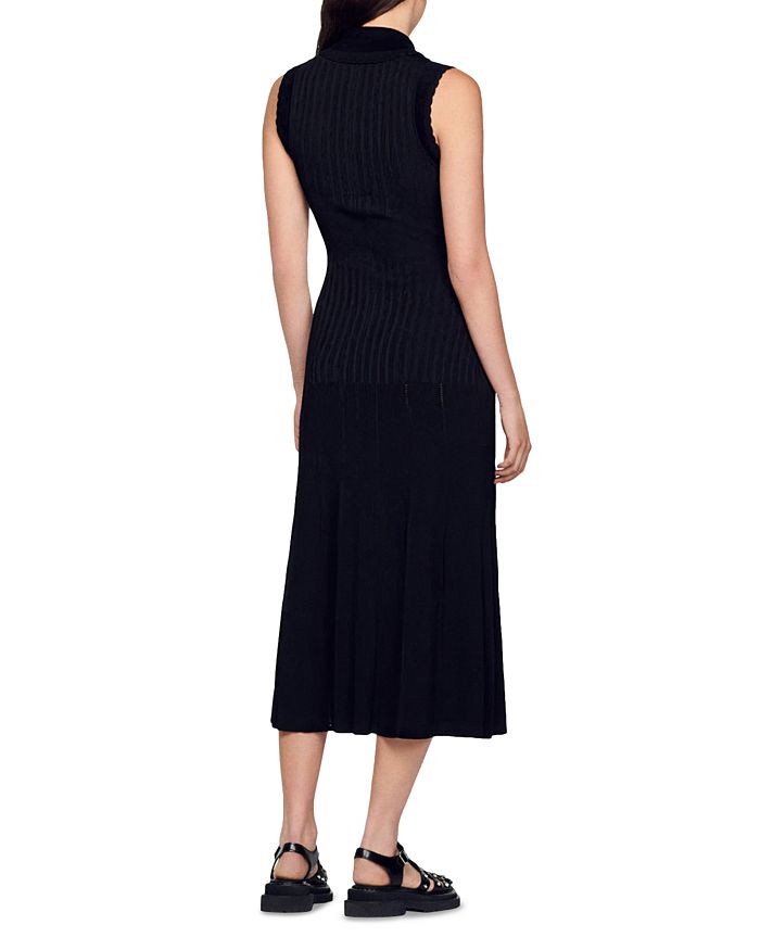 SLEEVELESS RIBBED KNIT MAXI DRESS