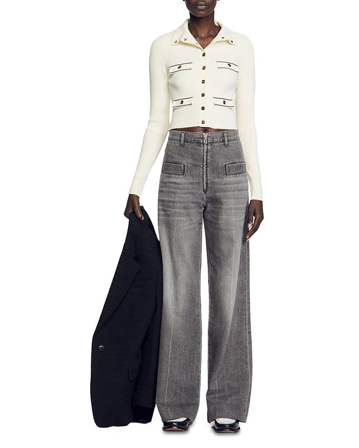 AIIZIE RIBBED CARDIGAN - product image