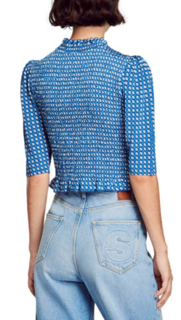 AIIZIE MOLITOR SMOCKED TOP - product image