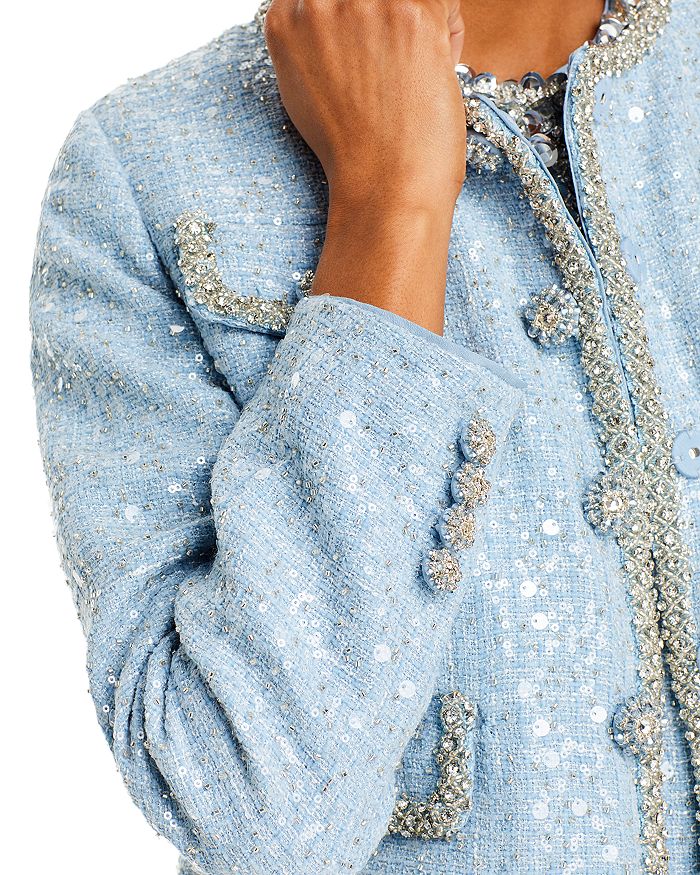 AIIZIE EMBELLISHED BOUCLÉ JACKET - product image
