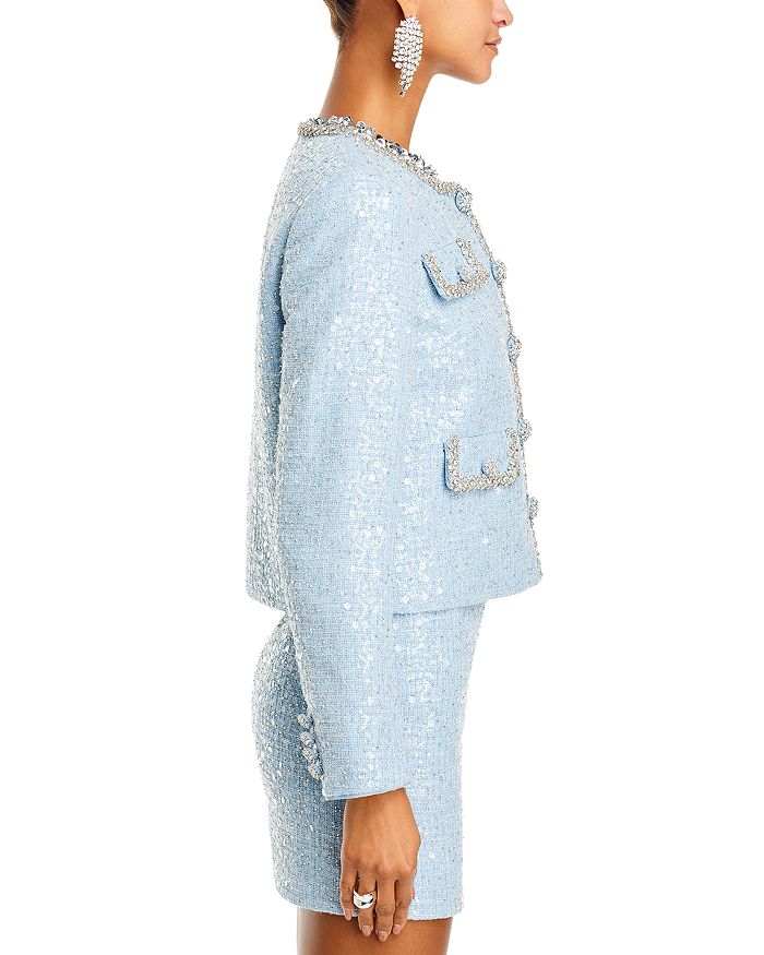 AIIZIE EMBELLISHED BOUCLÉ JACKET - product image