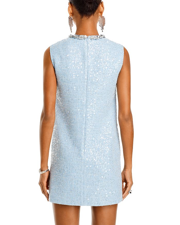 AIIZIE EMBELLISHED BOUCLÉ MINI DRESS - product image