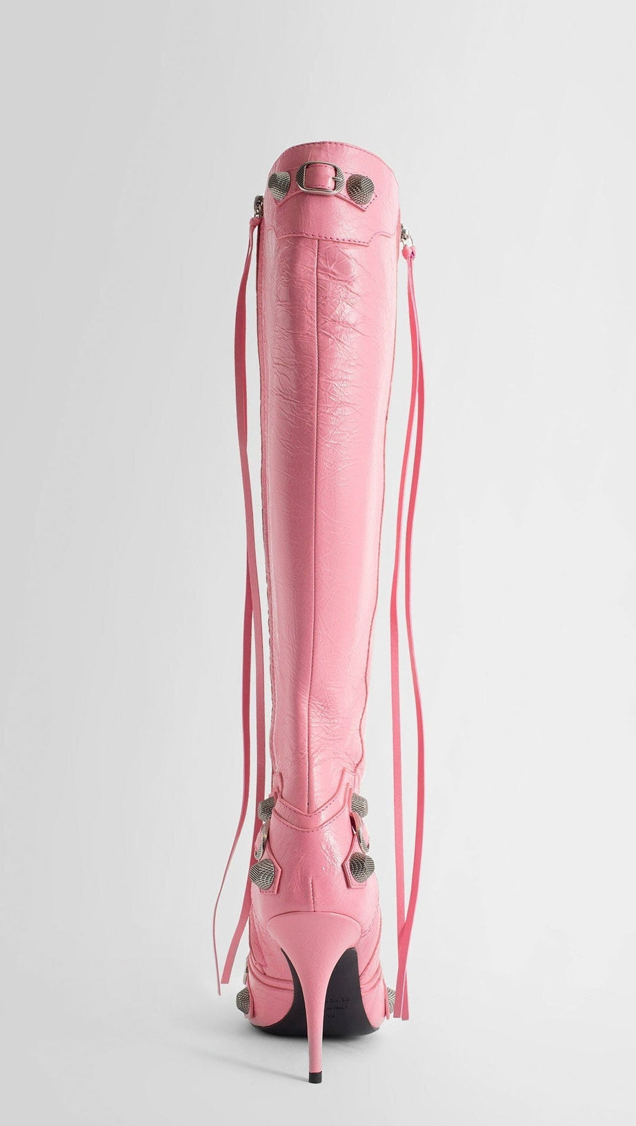 Kniehohe Stiefel „Shilia“ mit Reißverschluss - Rosa