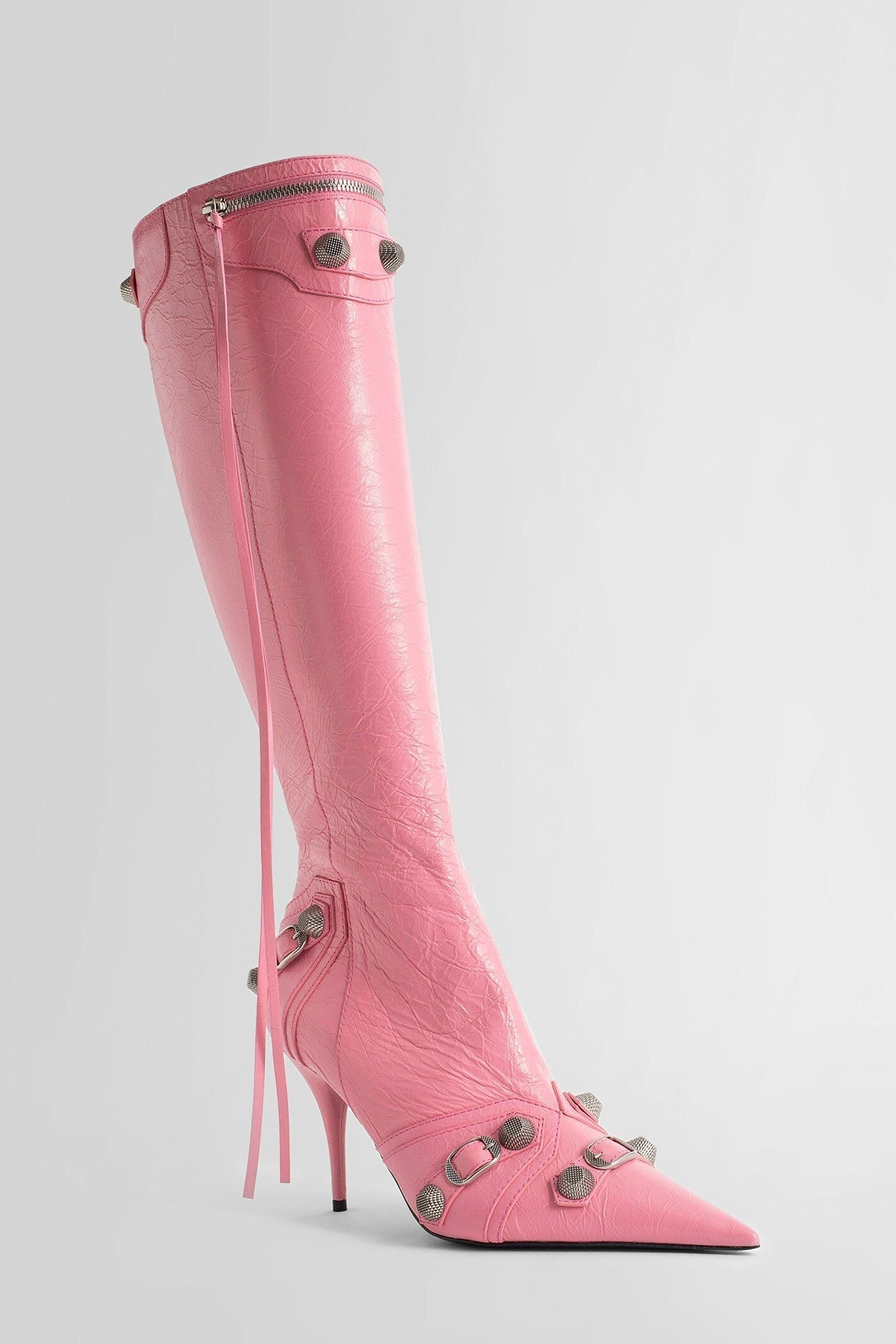 AIIZIE SHILIA ZIP KNEE-HIGH BOOTS - PINK - product image