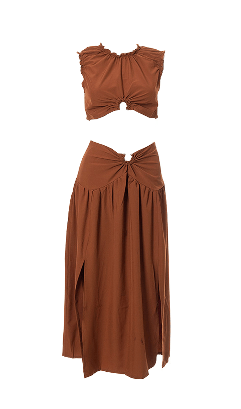 Schmaler langer Rockanzug