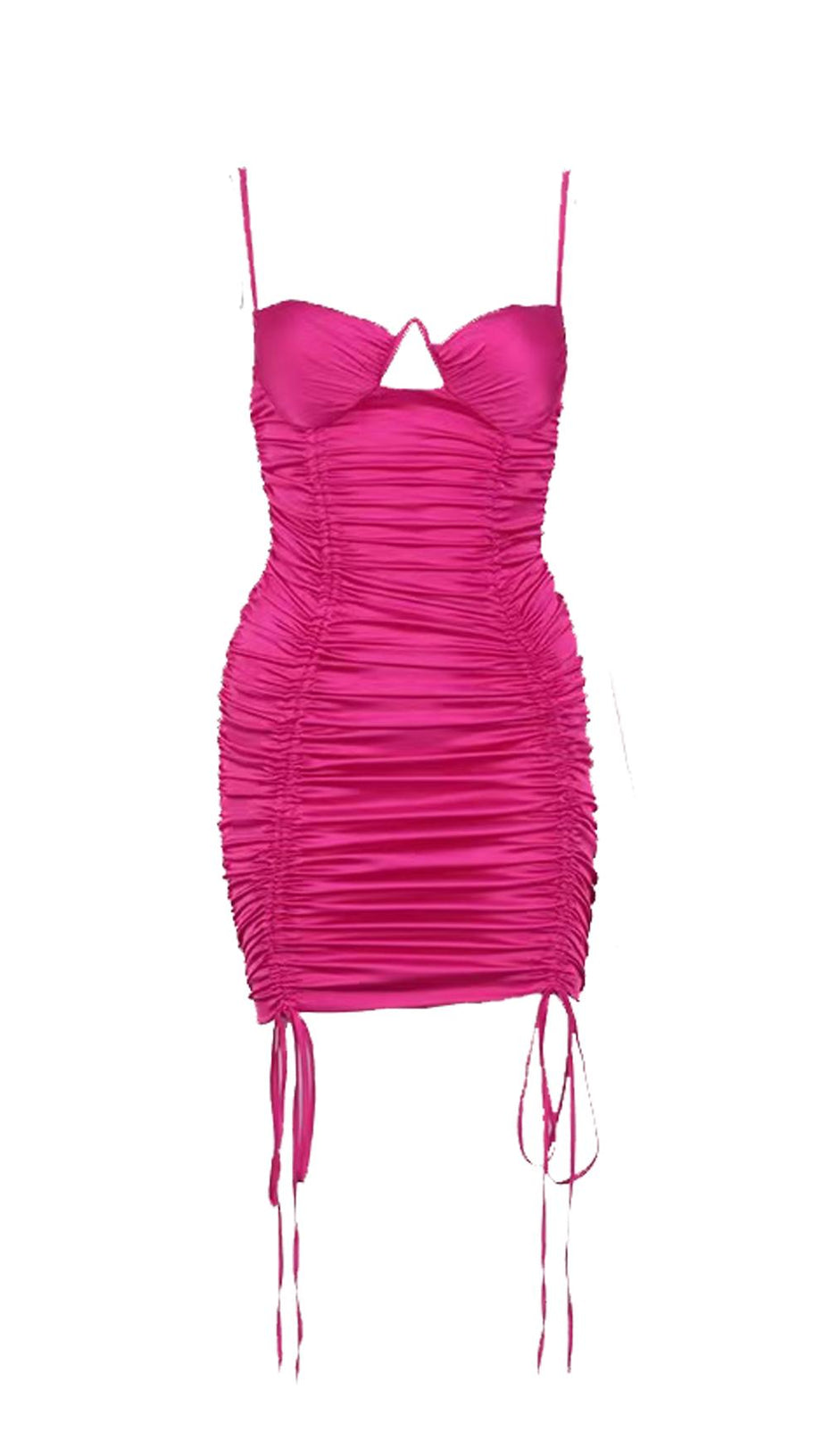 SLING PLEATED TIGHT-FITTING LACE-UP SKIRT.