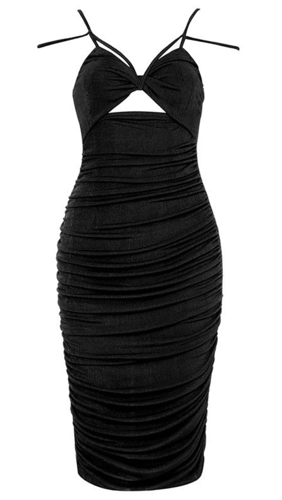 SPLIT FISHTAIL DRESS