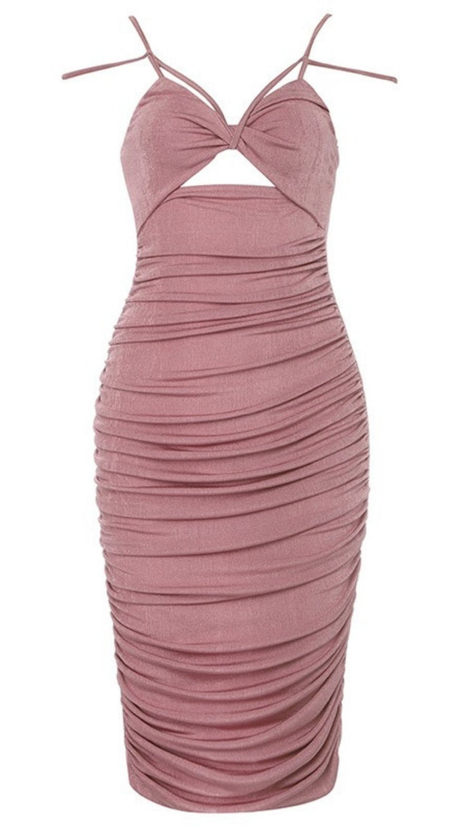 SPLIT FISHTAIL DRESS