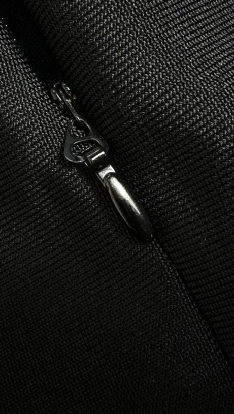 STRAPLESS CRYSTAL FLORAL TWO PIECE MAXI DRESS BLACK