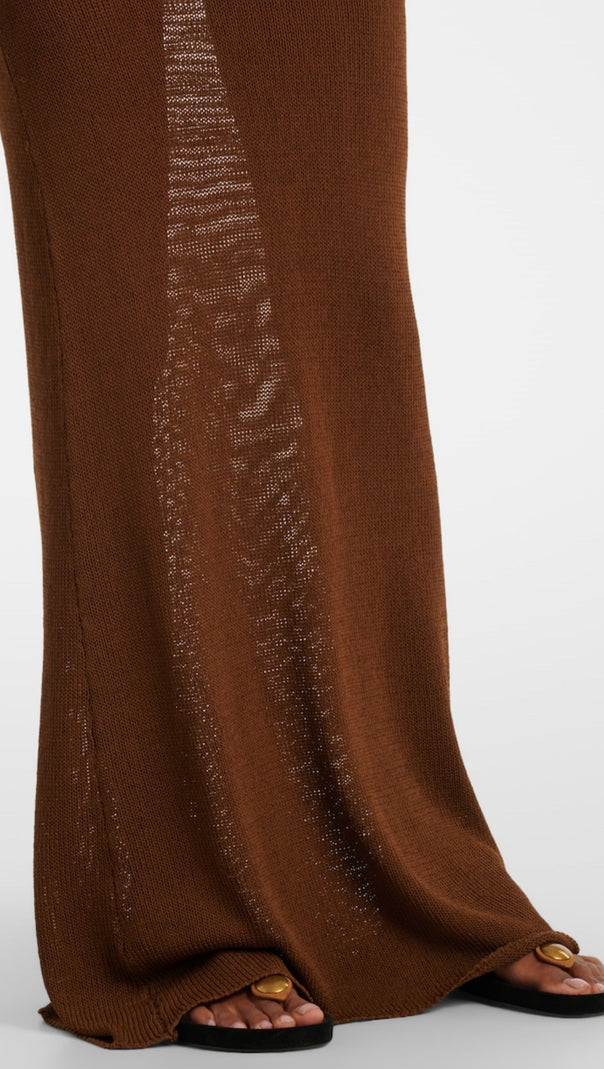 AIIZIE HALTER KNITTED MAXI DRESS - product image