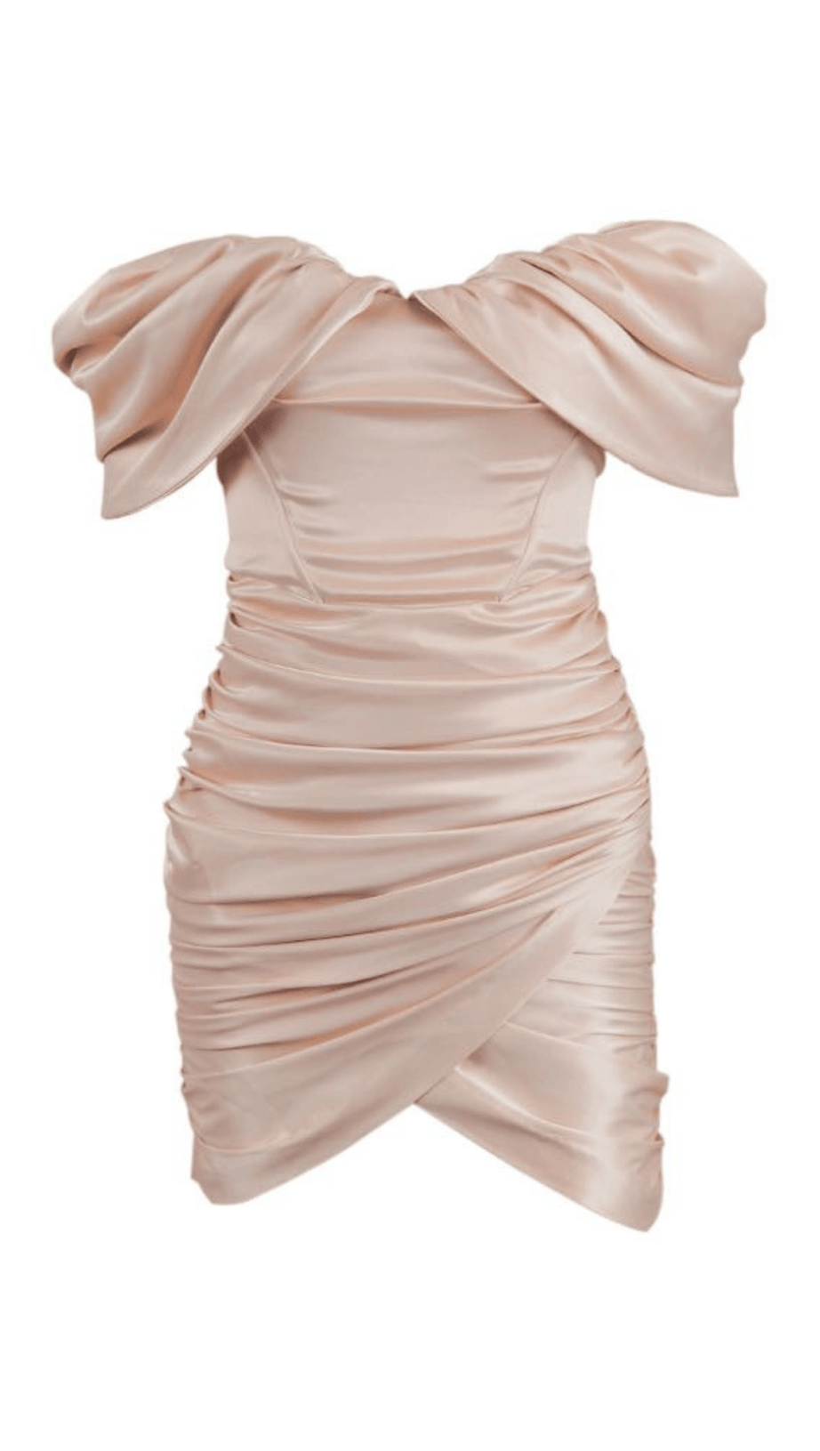 GONNA PLISSETTATA CON TOP A TUBO IN AVORIO