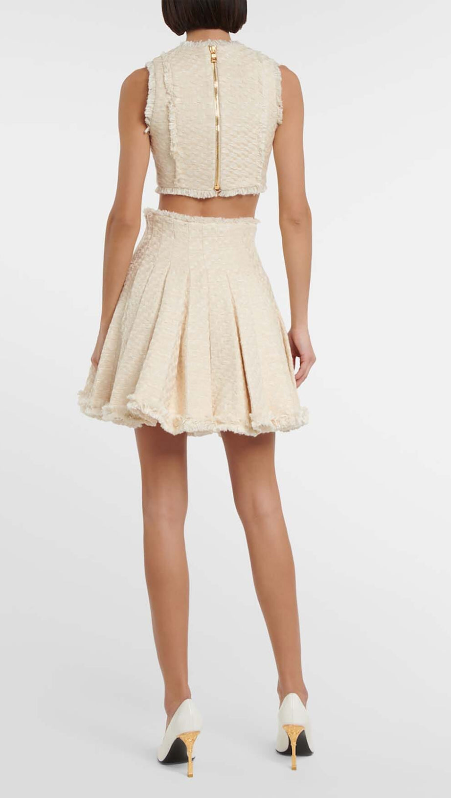 SET IN TWEED CON PIATTO IN LVORY