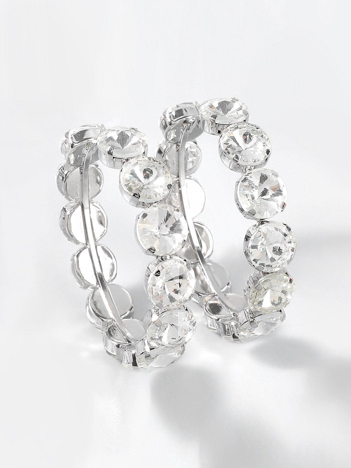 TERRA DIAMANTE HOOP EARRINGS