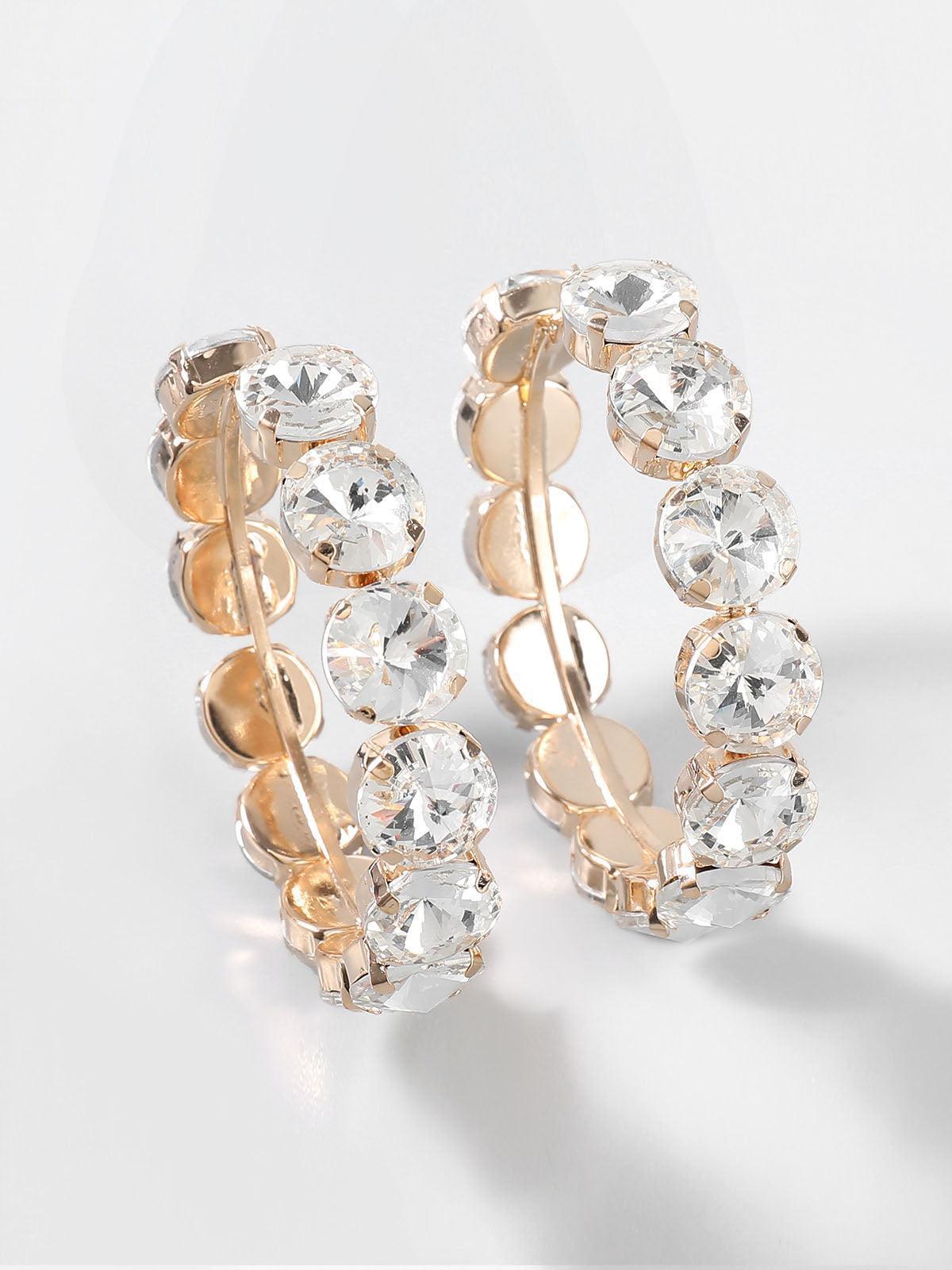 TERRA DIAMANTE HOOP EARRINGS