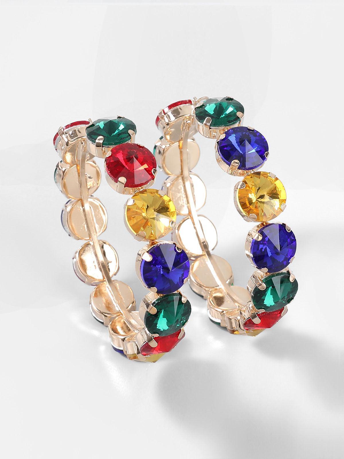 TERRA DIAMANTE HOOP EARRINGS