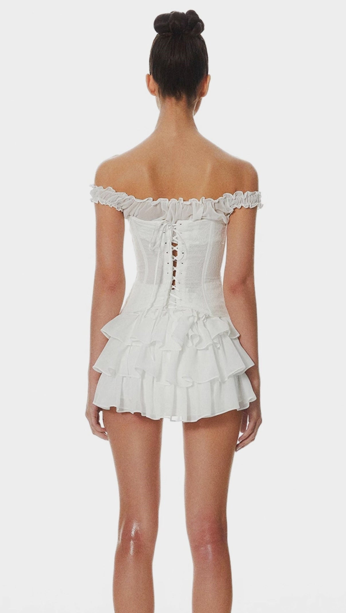 AIIZIE THARA LACE OFF SHOULDER CORSET - product image