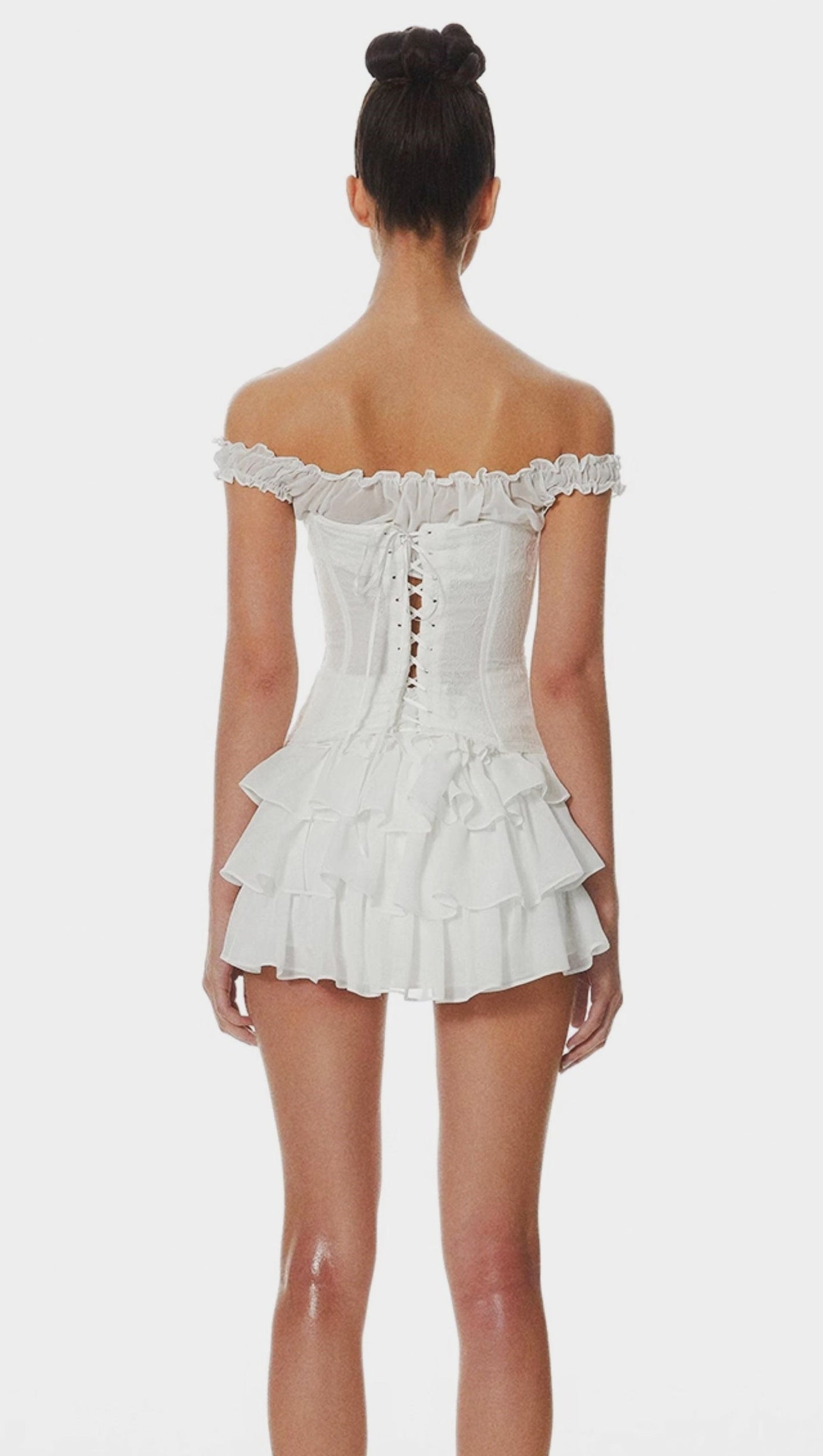 THARA LACE OFF SHOULDER CORSET