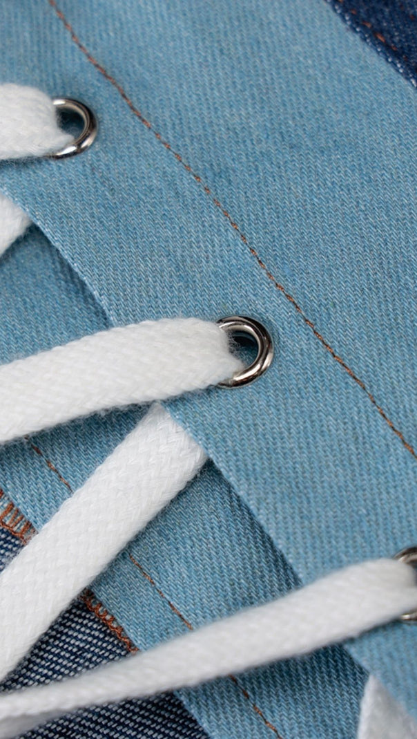 AIIZIE TIE DENIM WRAP CHEST - product image